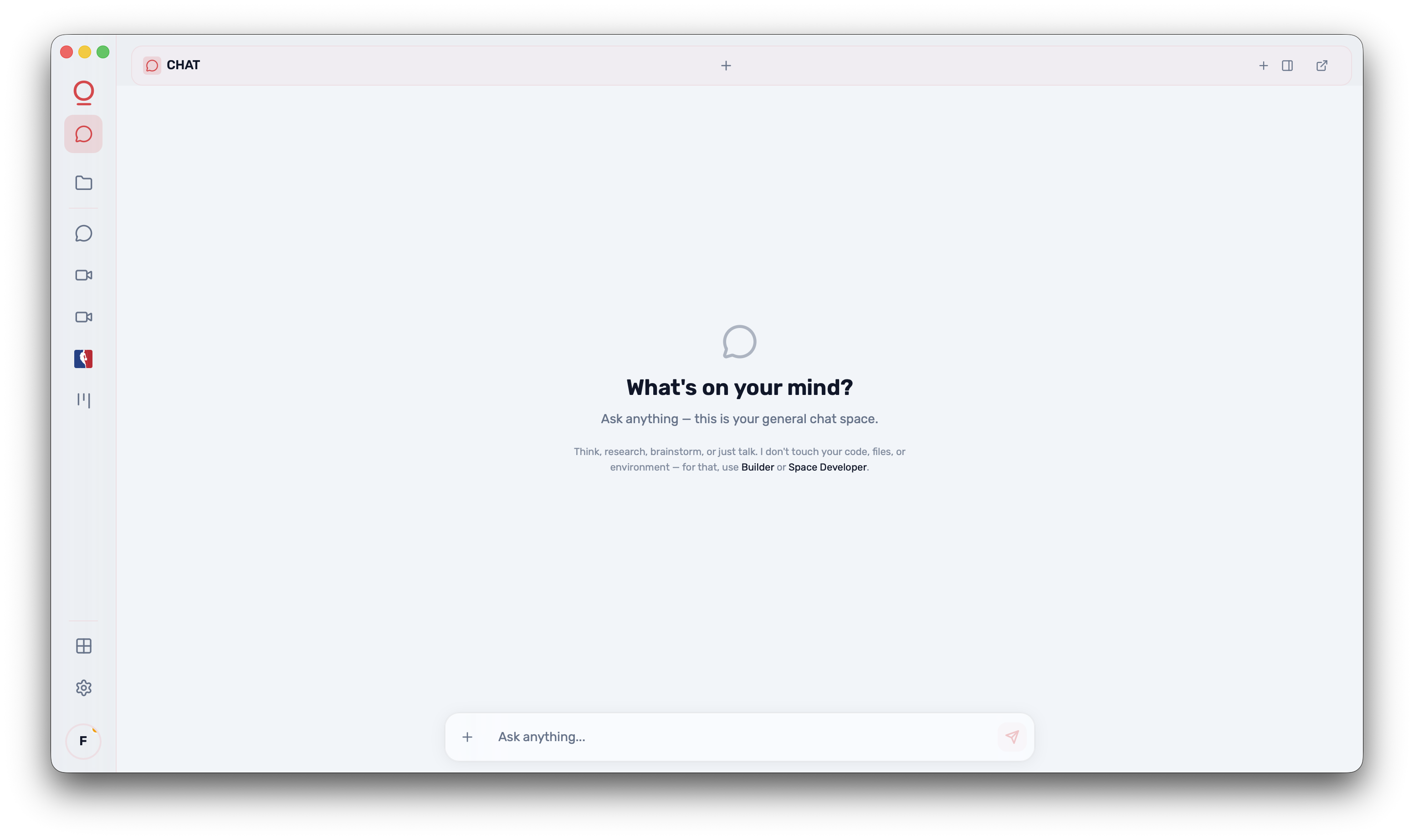 Construct desktop with multiple Spaces installed in the sidebar