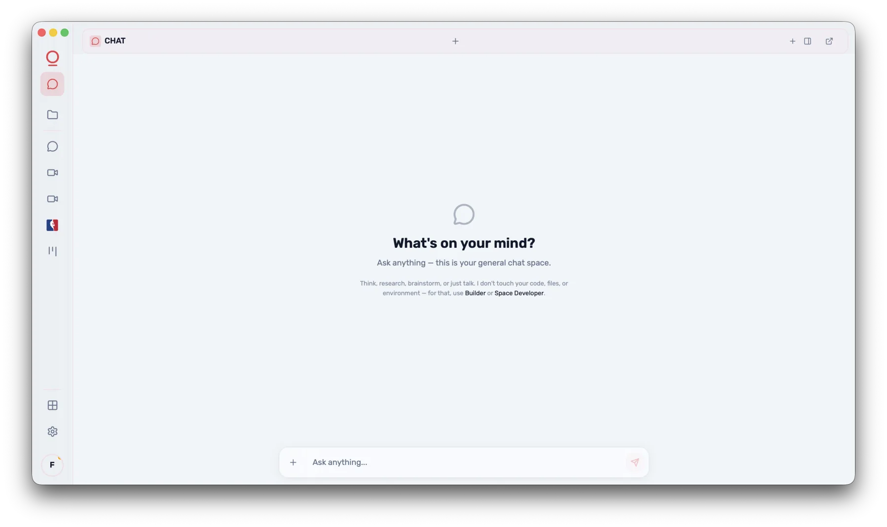 Construct desktop with multiple Spaces installed in the sidebar
